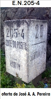 E.N. 205-4 - Ponte do Porto - Crespos - Adaufe - Dume
 - Feital - Parada - Padim da Graa - Pousa - Martim